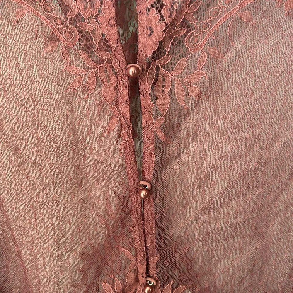 intu lace, sheer cover top to be worn over a dress or a tank top - Picture 5 of 5